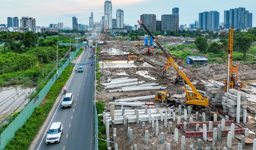 Đường Lương Định Của kết nối vào ra Khu Đô Thị Thủ Thiêm
