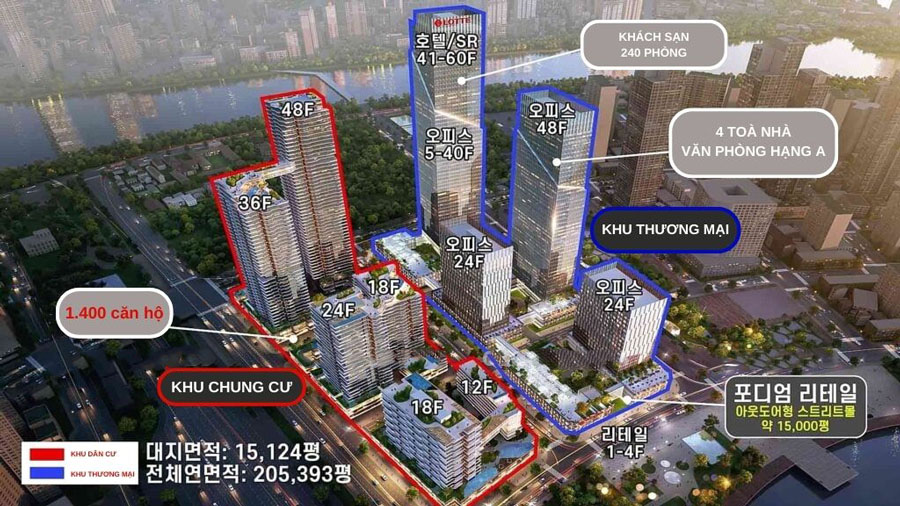 Mặt bằng tổng quan Lotte Eco Smart City
