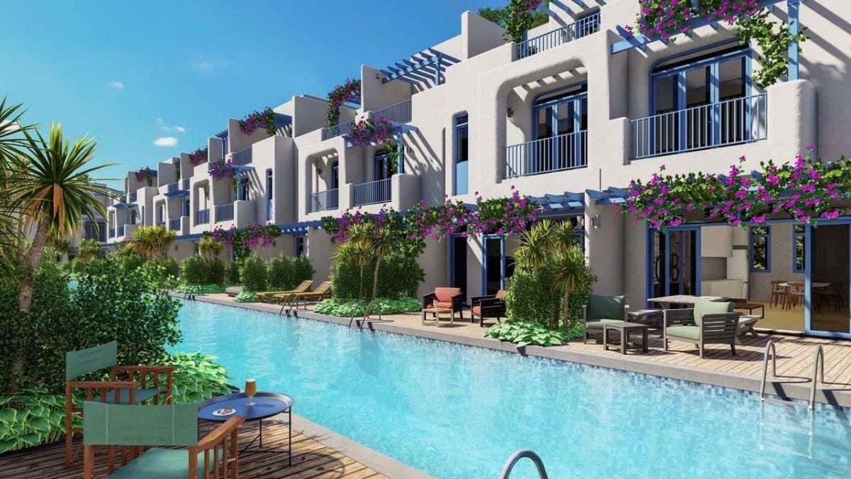 hình ảnh tổng thể tiểu khu Ả Rập Sông TOwn