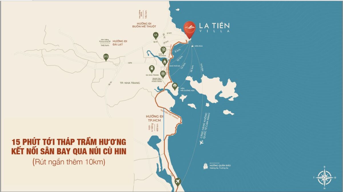 Vị trí toạ lạc vàng, gia tăng khả năng kết nối của dự án La Tiên
